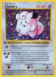Pokémon Clefairy 5/102