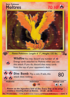 Pokémon Moltres 12/62
