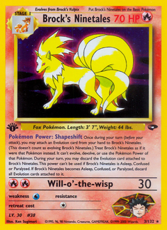 Pokémon Brock's Ninetales 3/132