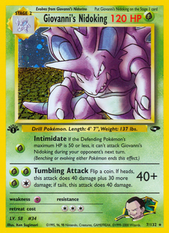 Pokémon Giovanni's Machamp 7/132