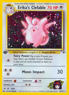 Pokémon Erika's Clefable 3/132
