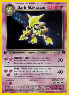 Pokémon Dark Alakazam 1/82