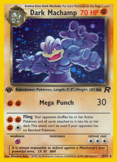 Pokémon Dark Machamp 10/82