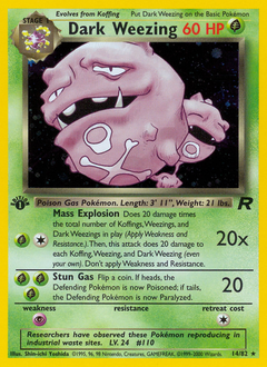 Pokémon Dark Weezing 14/82