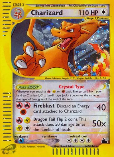Crystal Charizard — Skyridge, 2003