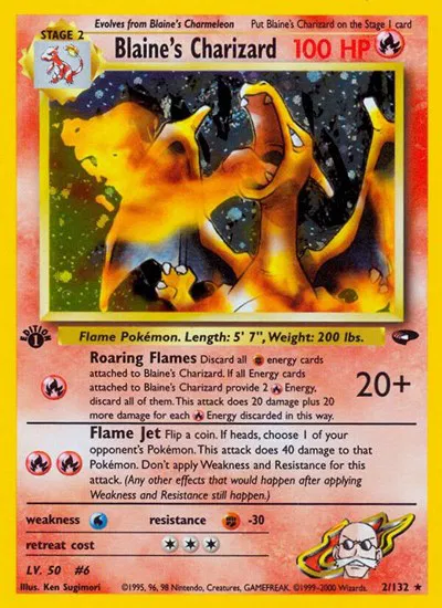 Blaine's Charizard — Gym Challenge, 2000